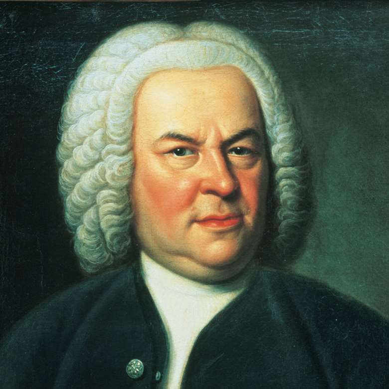 Portret fan Bach in 1748 troch Elias Gottlieb Haussmann